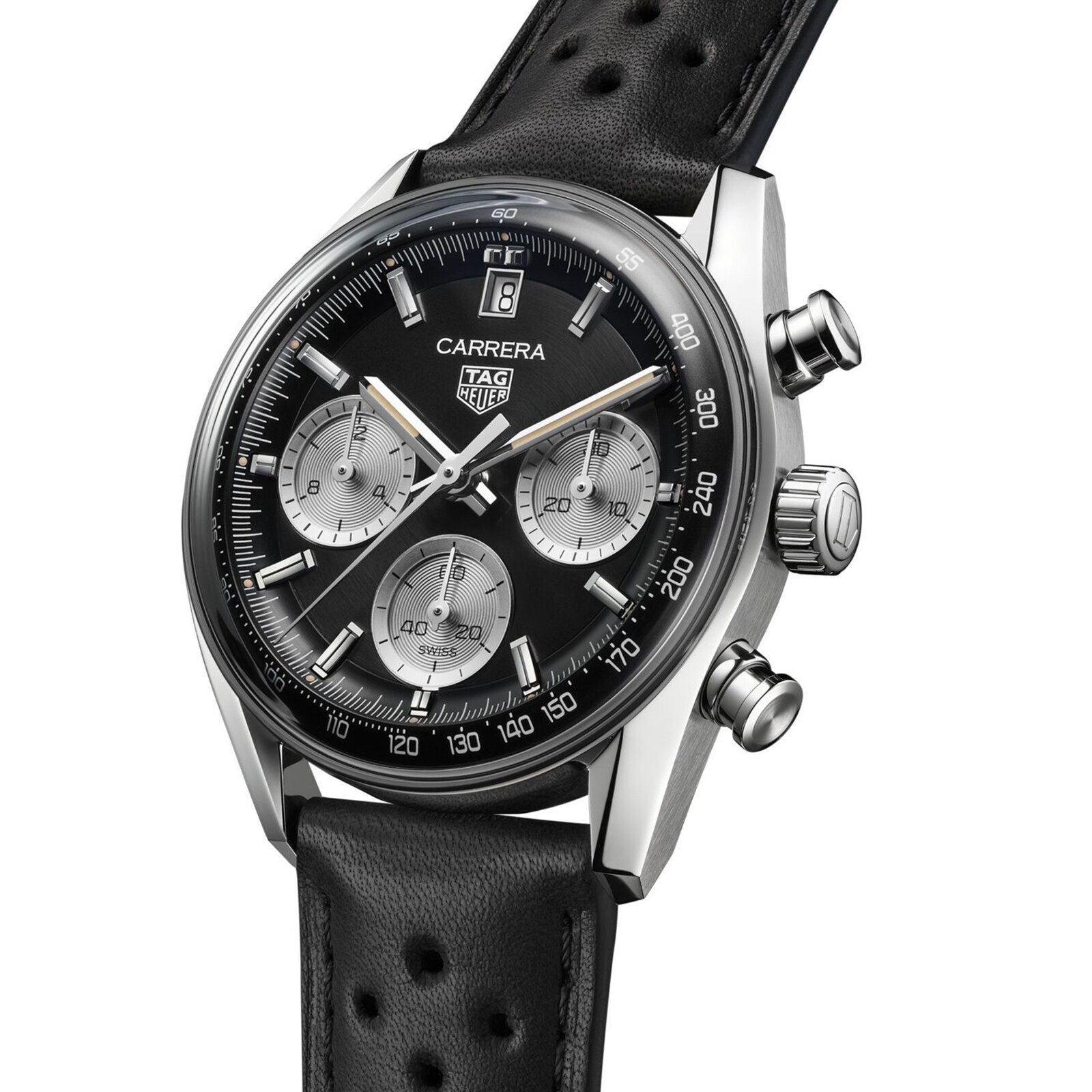Orologio TAG Heuer Carrera Chronograph 39mm Uomo Nero CBS2210.FC6534 - immagine 2