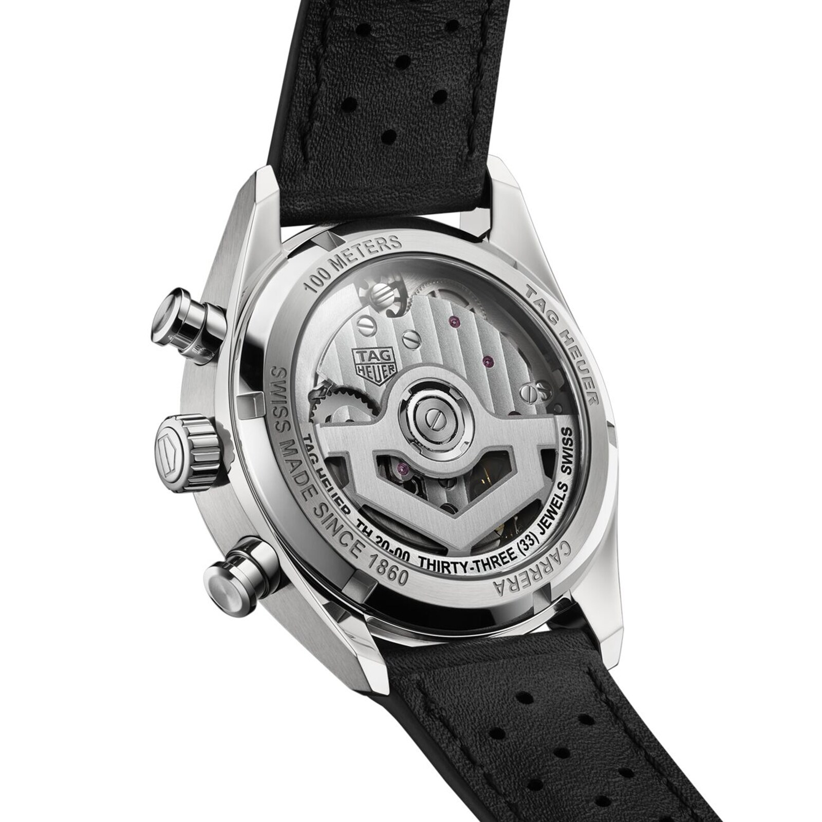 Orologio TAG Heuer Carrera Chronograph 39mm Uomo Nero CBS2210.FC6534 - immagine 5