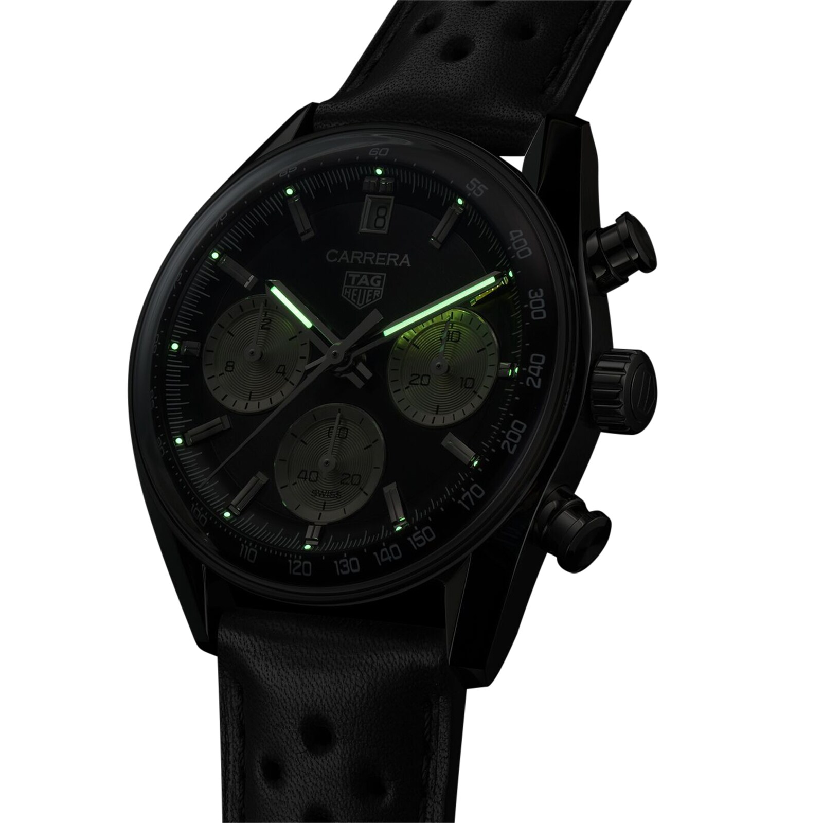 Orologio TAG Heuer Carrera Chronograph 39mm Uomo Nero CBS2210.FC6534 - immagine 7