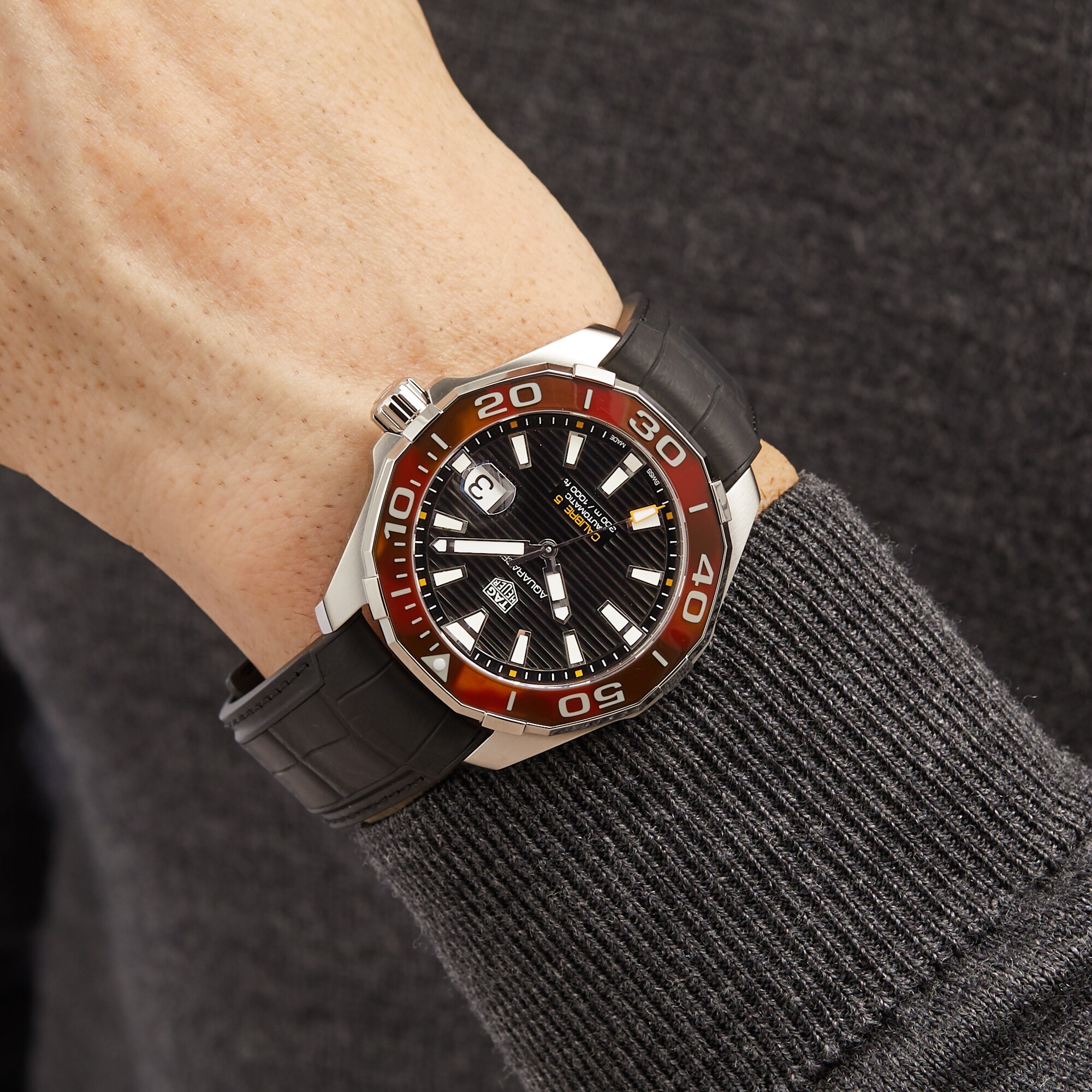 Orologio TAG Heuer Aquaracer Automatic 43 mm Uomo WAY201N.FT6177 - immagine 2