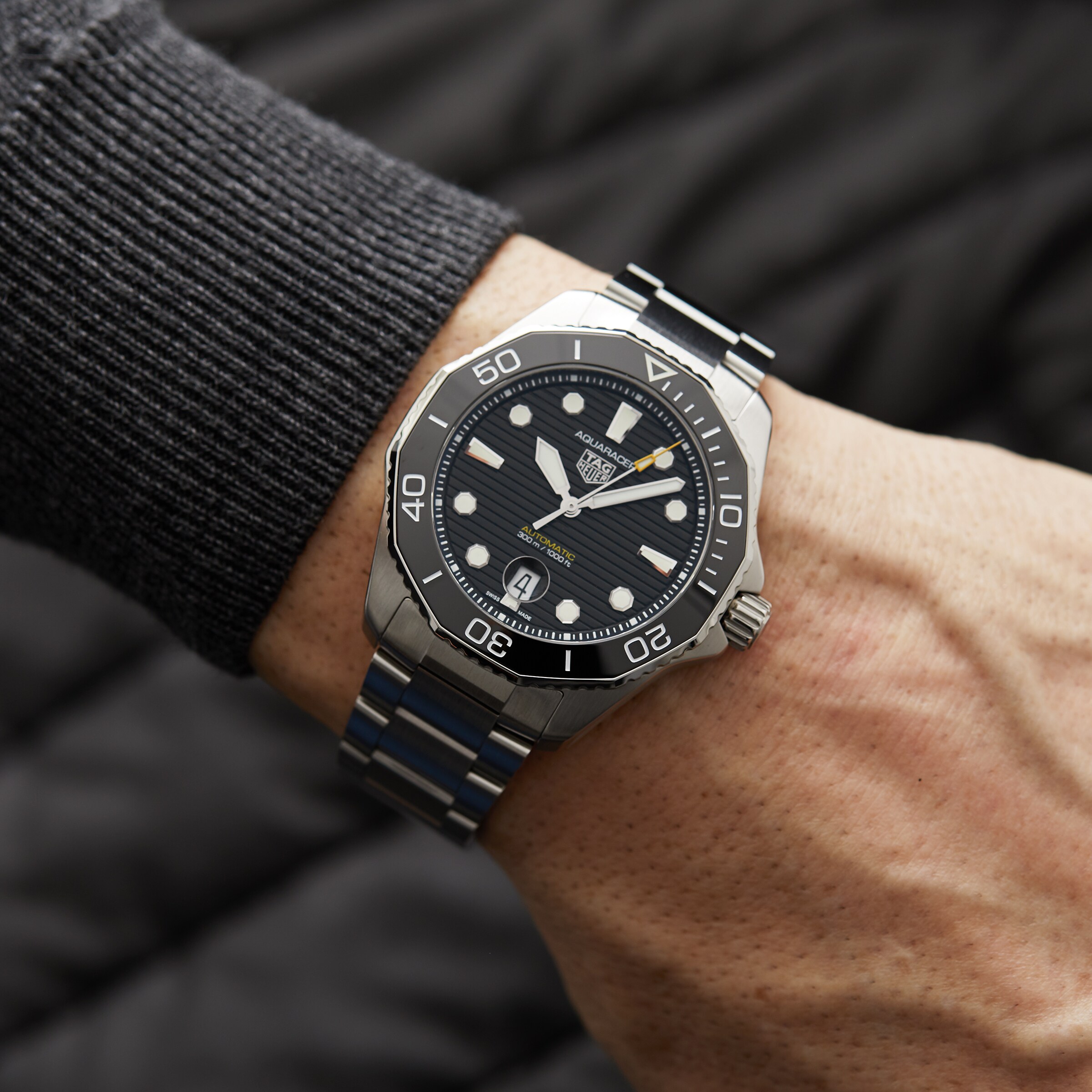 Orologio TAG Heuer Aquaracer Automatic 43mm Uomo WBP201A.BA0632 - immagine 5