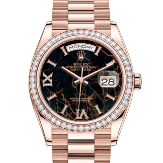 Rolex Day-Date 36 Oyster 36 mm oro rosa e diamanti M128345RBR-0044