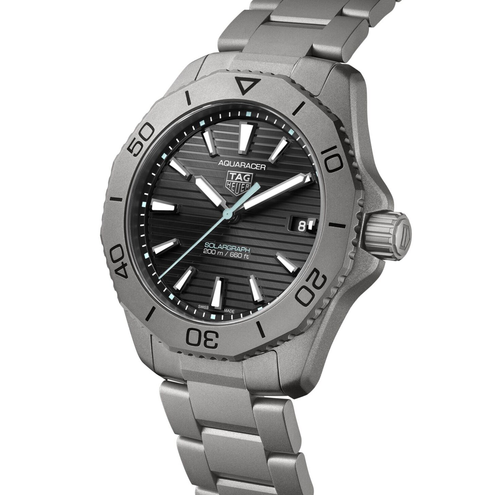 Orologio TAG Heuer Aquaracer Professional 200 Solargraph 40 mm Uomo WBP1180.BF0000 - immagine 2