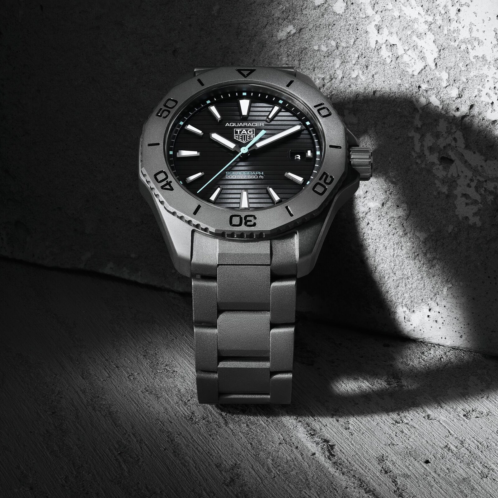 Orologio TAG Heuer Aquaracer Professional 200 Solargraph 40 mm Uomo WBP1180.BF0000 - immagine 8