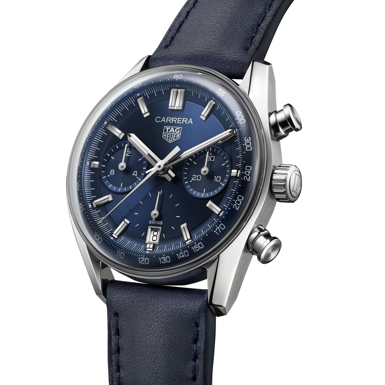 Orologio TAG Heuer Carrera Chronograph 39mm Uomo Blu CBS2212.FC6535 - immagine 2