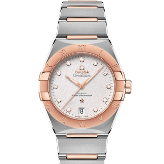 alta qualità Omega Orologio Constellation Steel cronometro in oro Sedna 131.20.36.20.52.001