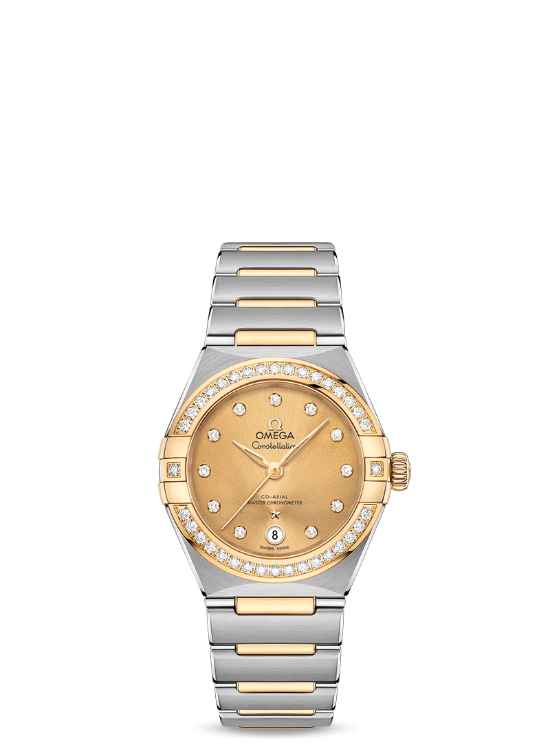 alta qualità Omega Orologio Constellation Steel cronometro in oro giallo 131.25.29.20.58.001