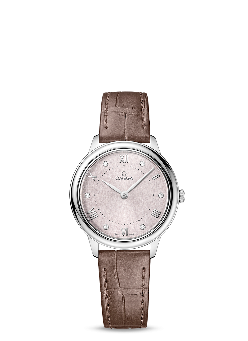 alta qualità Omega Orologio De Ville acciaio con diamanti 434.13.30.60.52.001