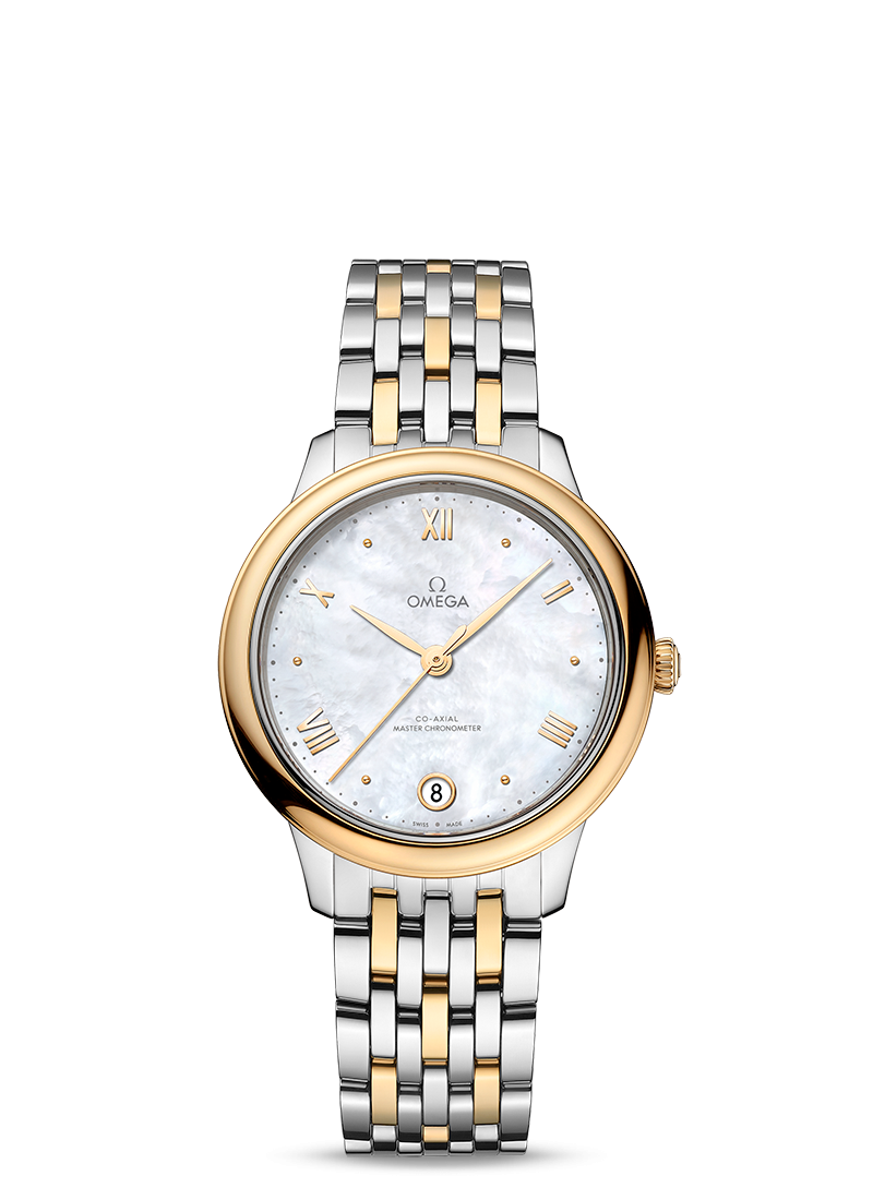 alta qualità Omega Orologio cronometro De Ville Steel oro giallo 434.20.34.20.05.002