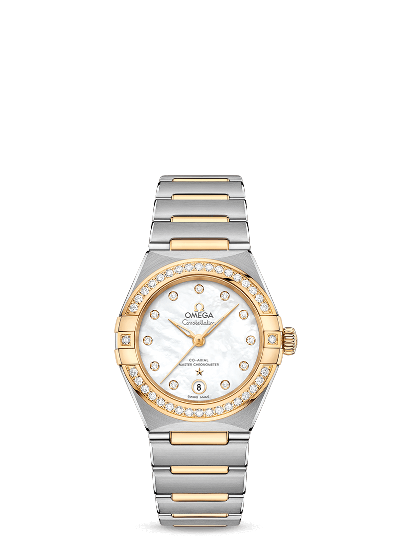 comprare a buon mercato Omega Orologio Constellation Steel cronometro in oro giallo 131.25.29.20.55.002