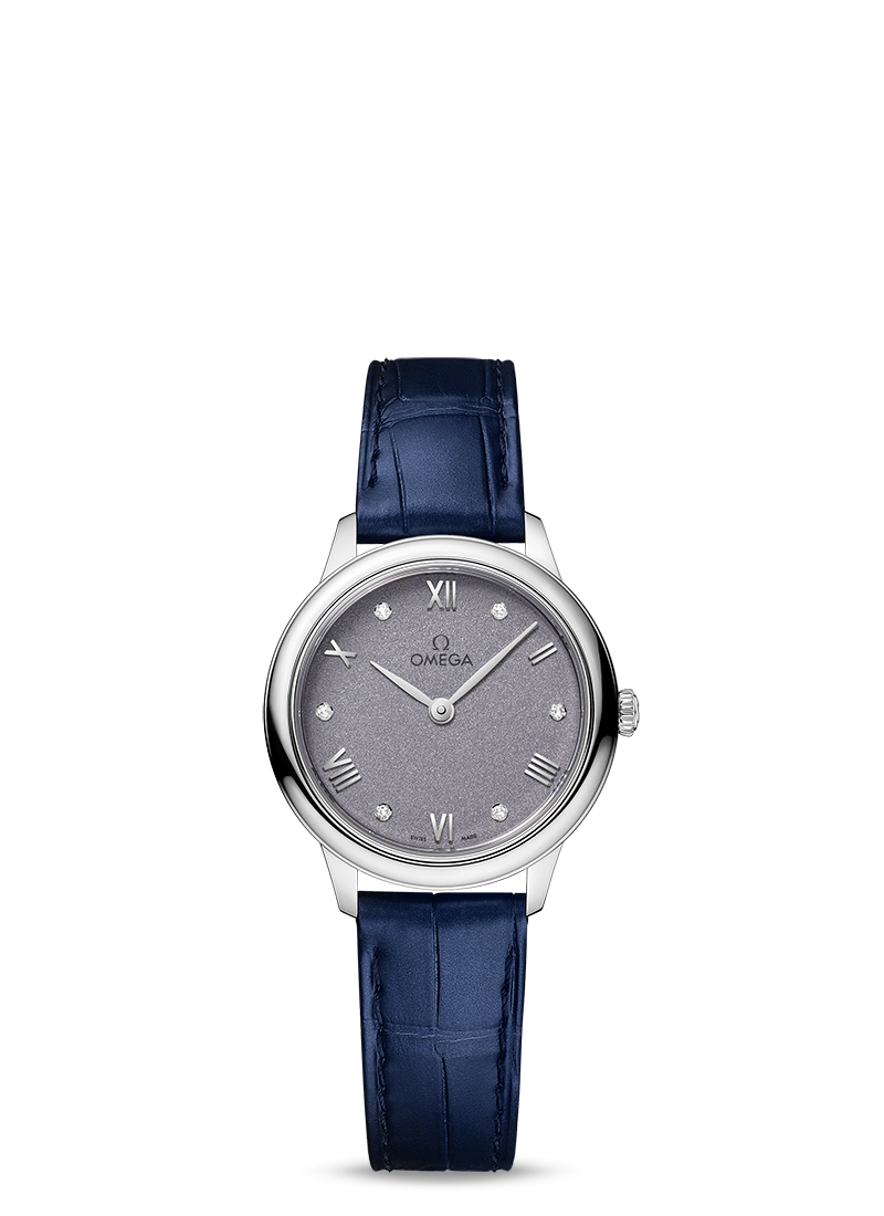 comprare copia Omega Orologio De Ville Acciaio Diamanti 434.13.28.60.53.001