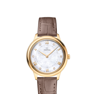 comprare copia Omega Orologio De Ville oro giallo con diamanti 434.53.30.60.55.002