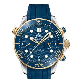 comprare replica Omega Orologio Seamaster Steel Cronografo in oro giallo 210.22.44.51.03.001