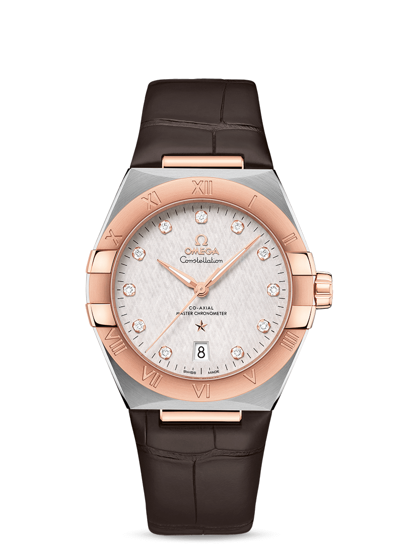 copia Omega Constellation Orologio cronometro acciaio oro Sedna 131.23.39.20.52.001