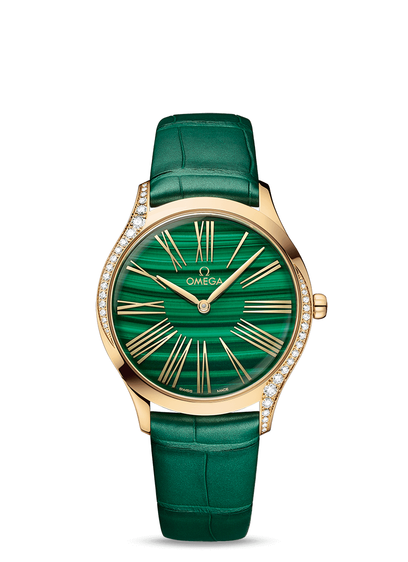 copia Omega Orologio De Ville Moonshine oro con diamanti 428.58.36.60.99.001