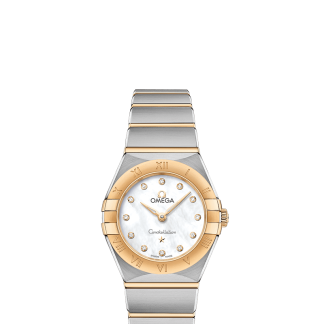 copia di lusso Omega Constellation Acciaio oro giallo Diamanti Orologio 131.20.25.60.55.002