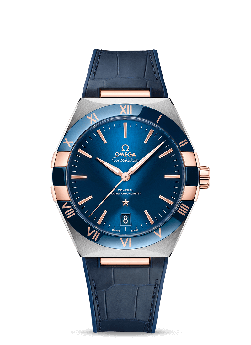 copia di lusso Omega Orologio Constellation Acciaio Sedna Cronometro Oro 131.23.41.21.03.001