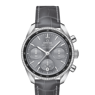 copia di lusso Omega Orologio Speedmaster Cronografo in acciaio 324.38.38.50.06.001