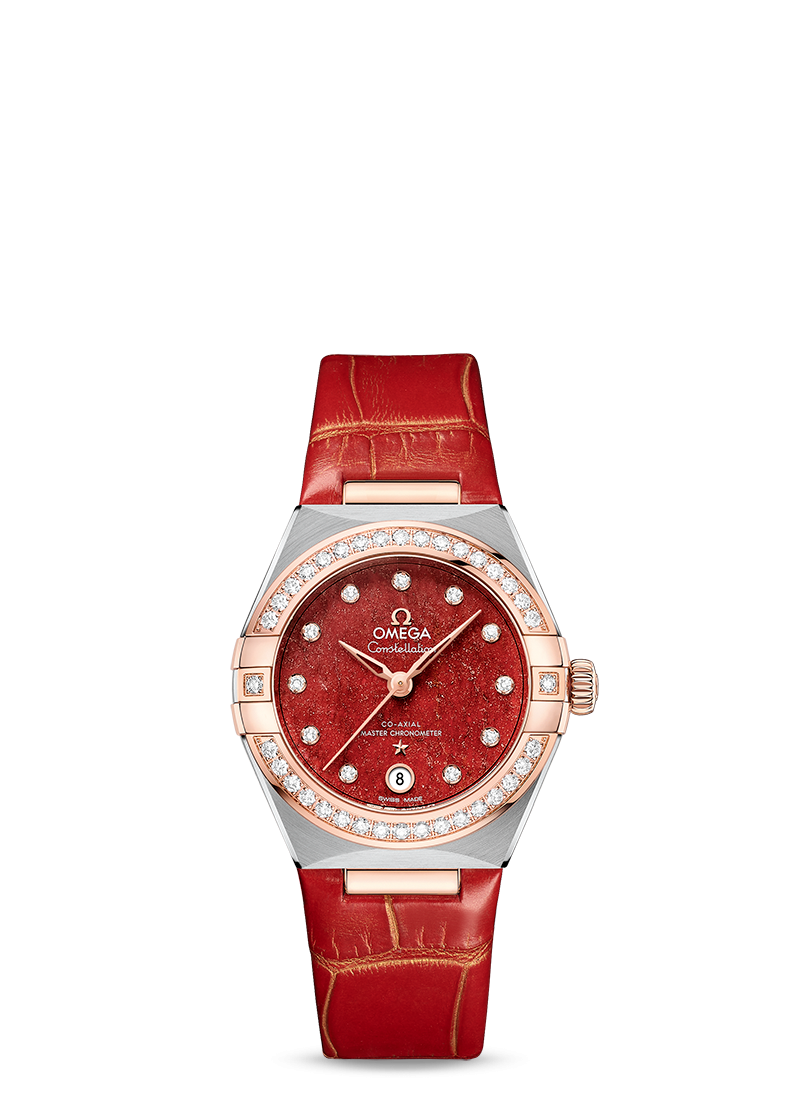 falso di lusso Omega Orologio Constellation Acciaio Sedna Cronometro Oro 131.28.29.20.99.002