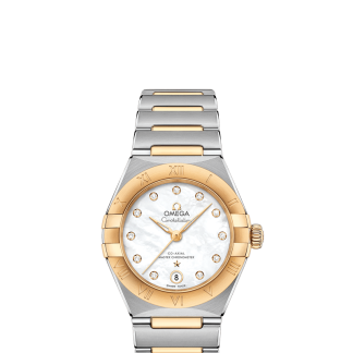falso di lusso Omega Orologio Constellation Steel cronometro in oro giallo 131.20.29.20.55.002