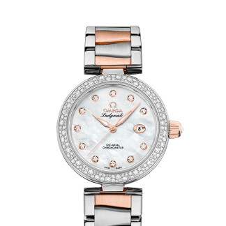 falso di lusso Omega Orologio Cronometro De Ville acciaio Sedna oro 425.25.34.20.55.004