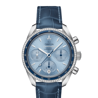 falso di lusso Omega Orologio Speedmaster Cronografo in acciaio 324.38.38.50.03.001