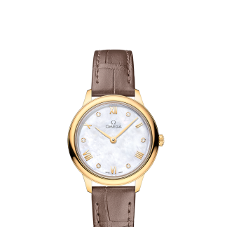 moda di lusso Omega Orologio De Ville Oro giallo con diamanti 434.53.28.60.55.002