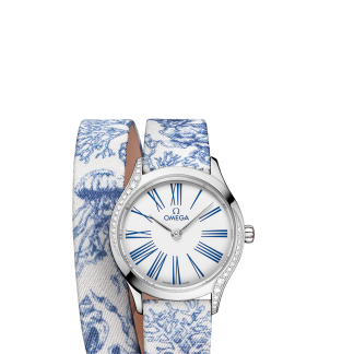 moda top Omega Orologio De Ville Acciaio con Diamanti 428.17.26.60.04.001