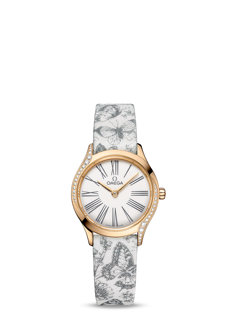 moda top Omega Orologio De Ville Moonshine oro con diamanti 428.57.26.60.04.002