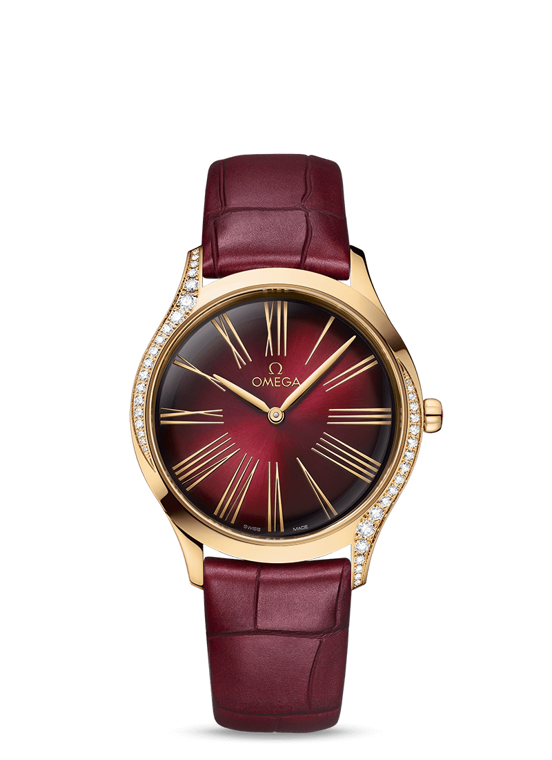 moda top Omega Orologio De Ville Moonshine oro diamanti 428.58.36.60.11.001