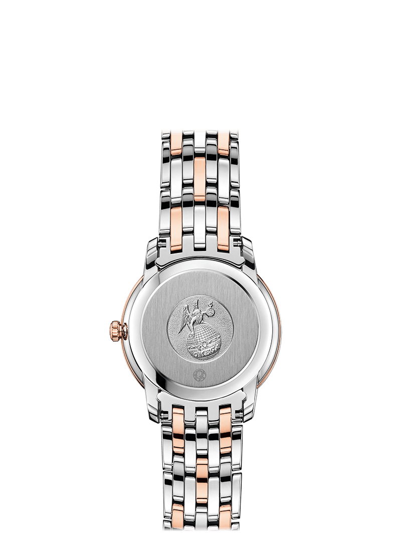 Omega Orologio De Ville Steel oro rosso con diamanti 424.20.27.60.52.003 - immagine 2