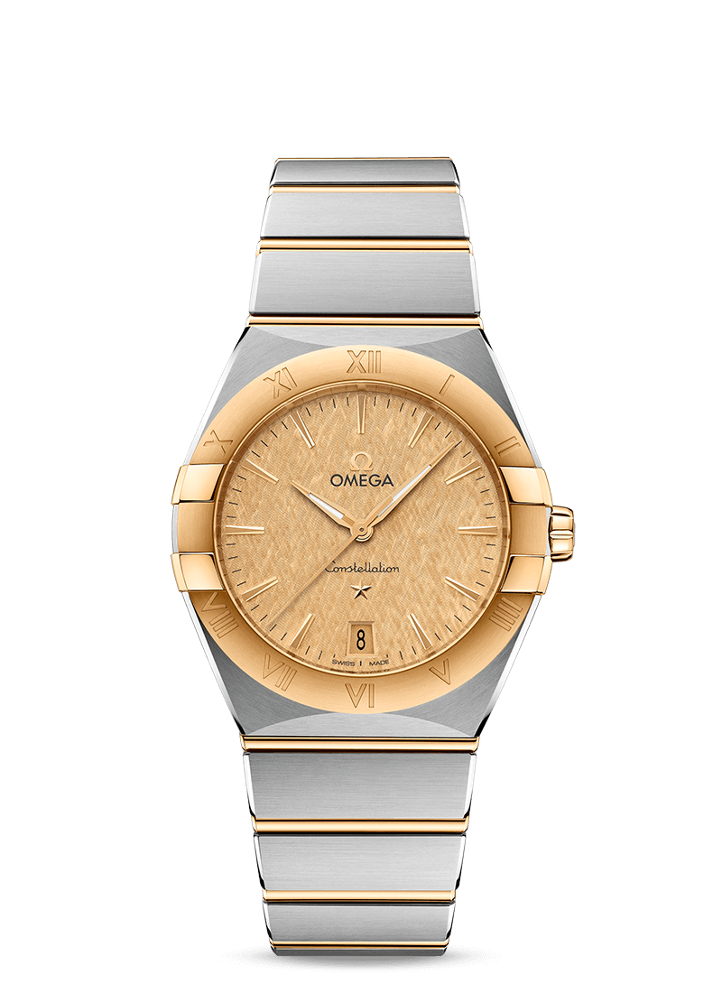 replica Omega Orologio Constellation Steel Data in oro giallo 131.20.36.60.08.001