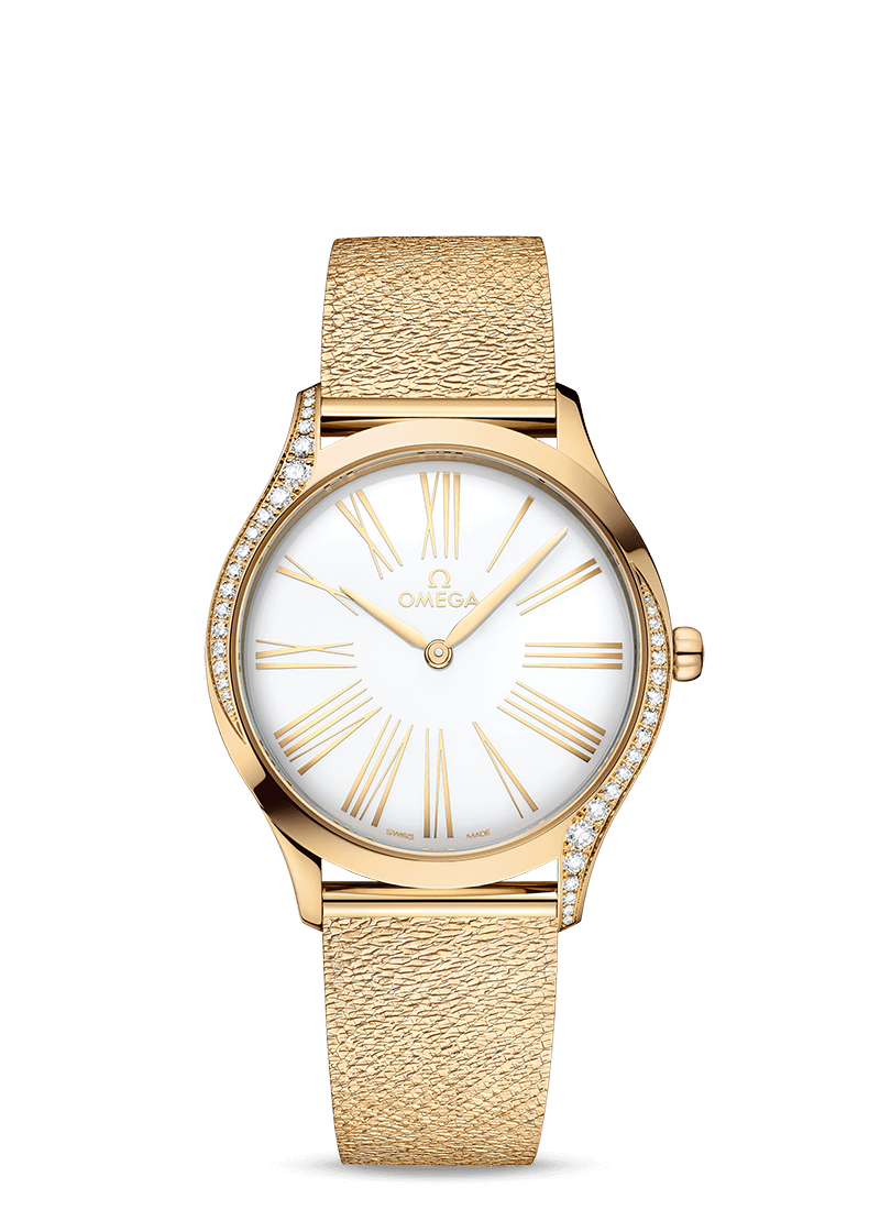 replica Omega Orologio De Ville Moonshine oro con diamanti 428.55.36.60.04.001