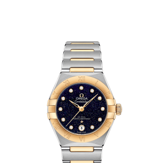 replica designer Omega Orologio Constellation Steel cronometro in oro giallo 131.20.29.20.53.001
