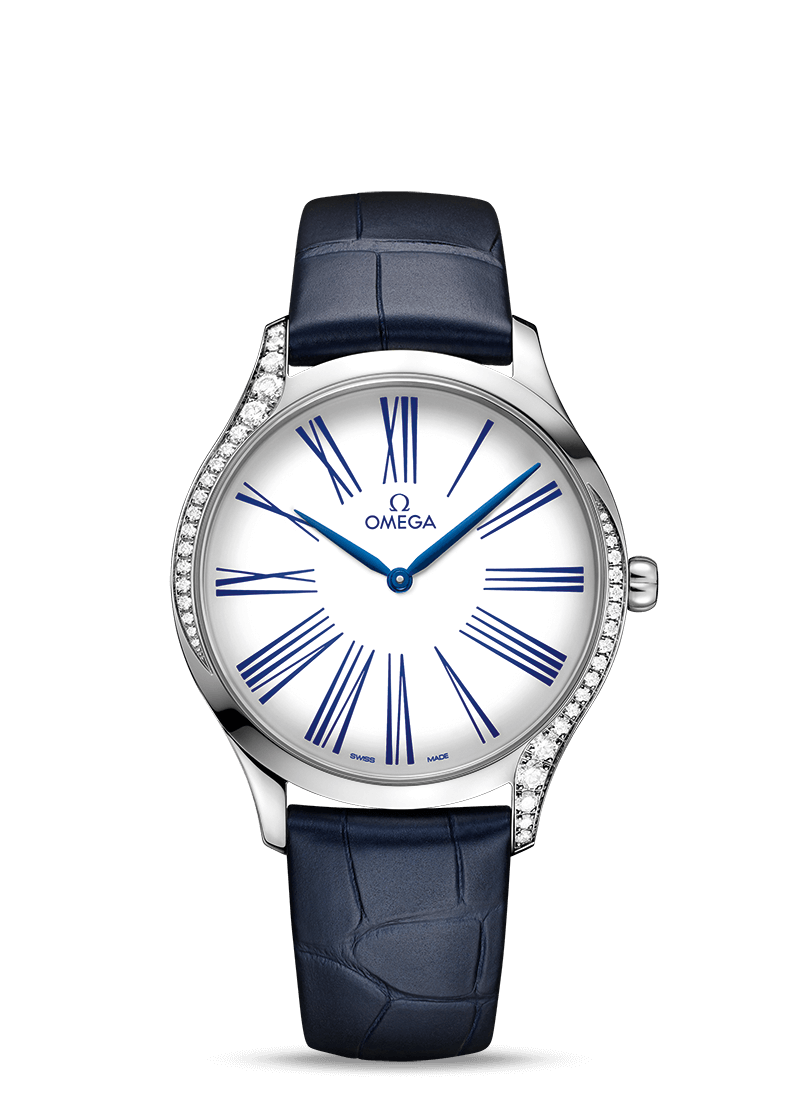 replica di design Omega Orologio De Ville Acciaio Diamanti 428.18.39.60.04.001