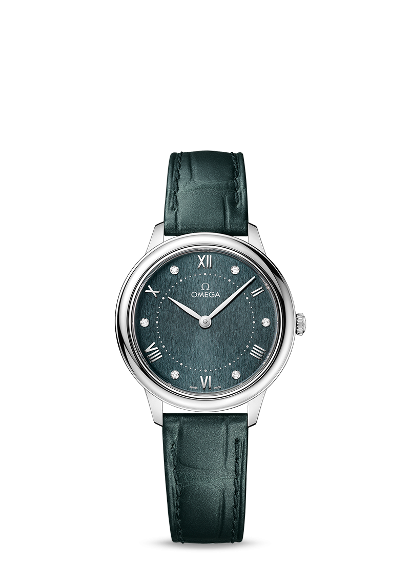 replica di design Omega Orologio De Ville Acciaio Diamanti 434.13.30.60.60.001