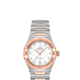 replica di lusso Omega Orologio Constellation Acciaio Sedna oro Cronometro 131.20.29.20.55.001
