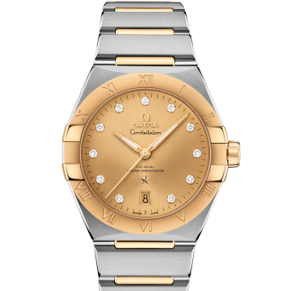 replica di lusso Omega Orologio Constellation Steel cronometro in oro giallo 131.20.39.20.58.001