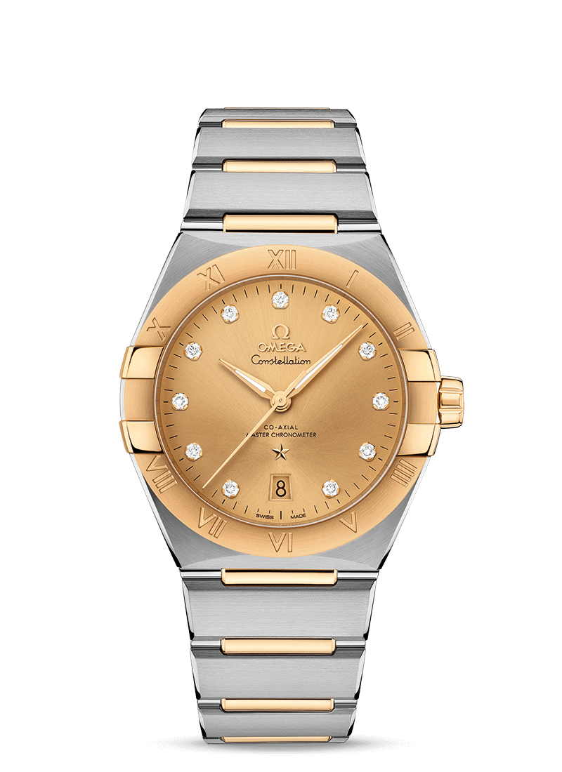 replica di lusso Omega Orologio Constellation Steel cronometro in oro giallo 131.20.39.20.58.001