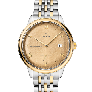 replica di lusso Omega Orologio De Ville Acciaio Cronometro Oro Giallo 434.20.41.20.08.001