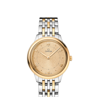 replica di lusso Omega Orologio De Ville Acciaio oro giallo 434.20.30.60.08.001