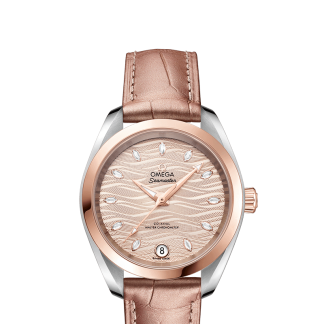 replica di lusso Omega Orologio Seamaster Acciaio Sedna Cronometro Oro 220.23.34.20.59.001
