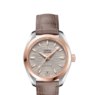 replica di lusso Omega Orologio Seamaster Cronometro Acciaio Sedna Oro 220.23.34.20.06.001